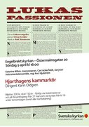 Lukaspassiionen affisch